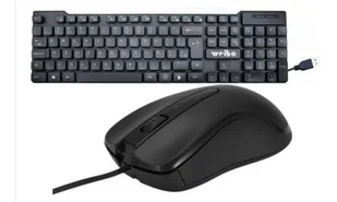 MECHANICZNA KLAWIATURA + MYSZ ZESTAW DO KOMPUTERA - Zestawy myszka + klawiatura - miniaturka - grafika 1