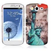 Etui i futerały do telefonów - Etui Do Samsung Galaxy S3 / S3 NEO Pokrowiec w NEW YORK - STATUA WOLNOŚCI Hard Case Cover Obudowa Ochronny Cadorabo - miniaturka - grafika 1