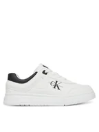 Buty dla chłopców - Calvin Klein Jeans Sneakersy Low Cut Lace-Up Sneaker V3X9-82090-1355 S Biały - miniaturka - grafika 1