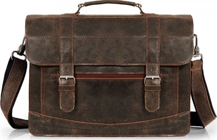 Solome SKÓRZANA TORBA LISTONOSZKA NA RAMIĘ SOLOME