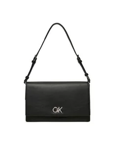 Calvin Klein Torebka Ck Elongated Shoulder Bag K60K612807 Czarny - Torebki damskie - miniaturka - grafika 1