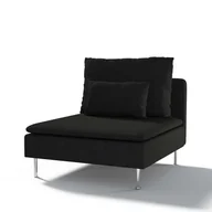 Pokrowce na meble - Dekoria pl pl Pokrowiec na moduł Söderhamn 1-osobowy czarny 93 x 99 x 83 cm Etna 1007-705-00 - miniaturka - grafika 1