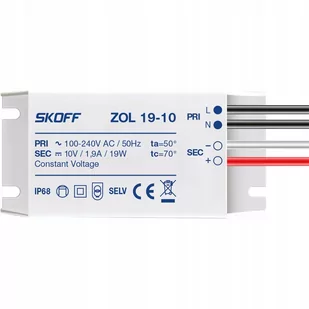Skoff Zasilacz LED ZOL19 12V/230VAC 19W IP20 ZL-019-C-1-1-ML-PL-01 - Zasilacze i transformatory - miniaturka - grafika 1