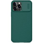 Etui i futerały do telefonów - Nillkin CamShield Pro Case pancerne etui pokrowiec osłona na aparat kamerę iPhone 13 Pro Max zielony - miniaturka - grafika 1