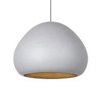 Lampy sufitowe - Lampa wisząca Lava 41078 Sigma zwis do sypialni szara złota - miniaturka - grafika 1