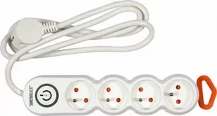 Toya Listwa zasilająca  T72354 4 gniazd 3 m biała 72354 72354 - Listwy zasilające - miniaturka - grafika 1