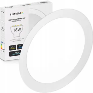 Panel plafon Led Podtynkowy Sufitowy 18W CCD - Lampy sufitowe - miniaturka - grafika 1