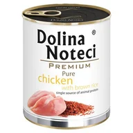 Mokra karma dla psów - Dolina Noteci Pure kurczak z ryżem 800g - miniaturka - grafika 1