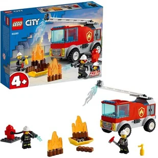 LEGO CITY WÓZ STRAŻACKI Z DRABINĄ 60280 - Klocki LEGO CITY WÓZ STRAŻACKI Z DRABINĄ 60280 - Klocki - miniaturka - grafika 1