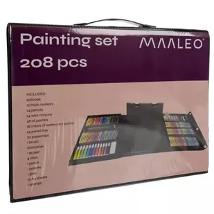 Zestaw do malowania w walizce- 208szt Maaleo 21645 - Gadżety do domu - miniaturka - grafika 1