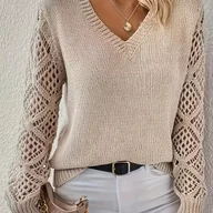 Swetry damskie - TEMU Sweter damski typu pullover - miniaturka - grafika 1