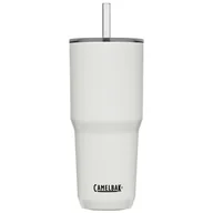 Kubki termiczne - Kubek termiczny ze słomką Camelbak Straw Tumbler Vacuum Insulated 900ml biały - miniaturka - grafika 1