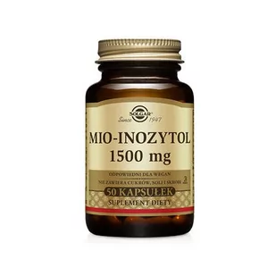 SOLGAR Mio-Inozytol 1500mg - 50vcaps PL - Witaminy i minerały dla sportowców - miniaturka - grafika 1