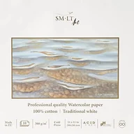 Podobrazia, bloki, papiery - SMLT Blok WATERCOLOR do akwareli 300G 10ARK - miniaturka - grafika 1