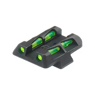 Hiviz - Światłowodowa szczerbinka do Glock 42/43 - GLLW11 - Amunicja i osprzęt ASG - miniaturka - grafika 1