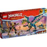 Klocki - Lego NINJAGO Smok żywiołu kontra mech cesarzowej 71796 - miniaturka - grafika 1