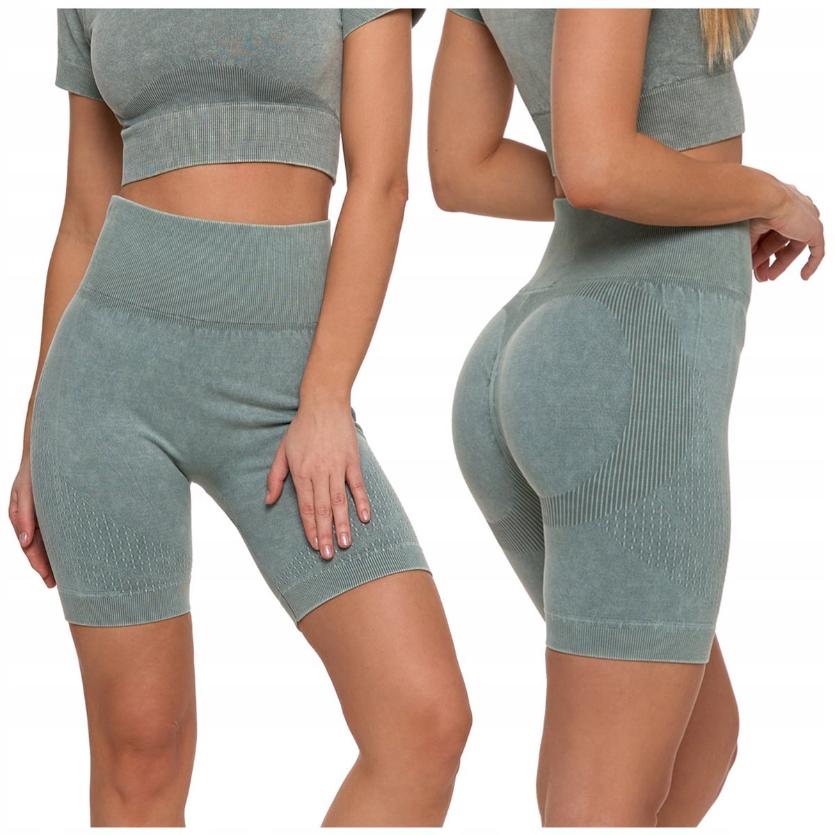 Legginsy KOLARKI Krótkie SPODENKI SZORTY DAMSKIE MORAJ Push-up r. S/M