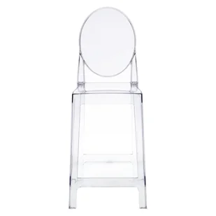 Stołek barowy Viki transparentny 66cm - Taborety i hokery - miniaturka - grafika 1