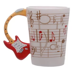 Kubek muzyka Gitara elektryczna - czerwona - Kubki - miniaturka - grafika 1