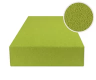 Prześcieradła dla dzieci - Prześcieradło Z Gumką 60X120 Frotte Zielone - miniaturka - grafika 1