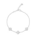 Bransoletki - Bransoletka z koniczynkami (B14629AG) - miniaturka - grafika 1