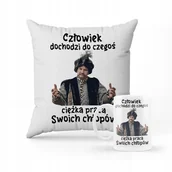 Gadżety dla niej i dla niego - ZESTAW PODUSZKA + KUBEK Prezent Chłopi Film Cytat Dla Chłopaka + IMIĘ - miniaturka - grafika 1