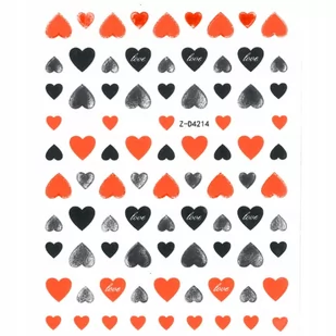 Nail Art Allepaznokcie Naklejki do paznokci cienkie samoprzylepne Sticker orange Nr Z-D4214 - Ozdoby do paznokci - miniaturka - grafika 1