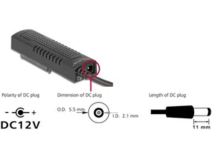 Delock 61858 - Stacje dokujące i replikatory portów - miniaturka - grafika 1