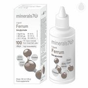 Witaminy i minerały - MINERALS7+ Minerals7+ Ferrum liquid krople 100 ml żelazo HM0708 - miniaturka - grafika 1