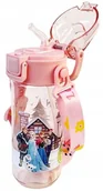 Bidony dla dzieci - BUTELKA na wodę FROZEN Kraina Lodu BIDON z ustnikiem BLOKADA 450ml - miniaturka - grafika 1