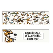 Zakładki do książek - Zakładka kartonowa - Godne życie - Pies - miniaturka - grafika 1