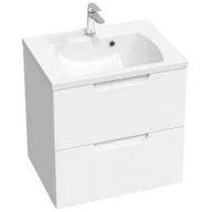 Szafki łazienkowe - Ravak SD Classic II szafka 60 cm podumywalkowa wisząca biały połysk X000001476 - miniaturka - grafika 1