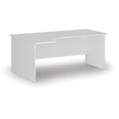 Biurka - Biurko narożne PRIMO WHITE, 1800 x 1200 mm, lewe, białe - miniaturka - grafika 1