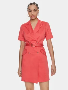 Fracomina Sukienka codzienna FS24SD1017W47201 Koralowy Regular Fit - Sukienki - miniaturka - grafika 1