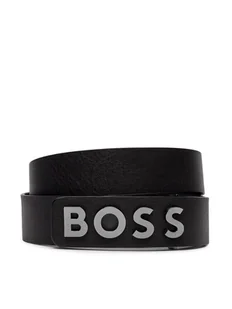 Boss Pasek Męski 50516682 Czarny - Paski - miniaturka - grafika 1