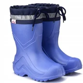 Buty dla dziewczynek - Kalosze dziecięce niebieskie piankowe roz. 30/31 - miniaturka - grafika 1