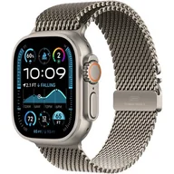Akcesoria do smartwatchy - Bransoleta mediolańska z tytanu w kolorze naturalnym do koperty 49 mm - rozmiar M - miniaturka - grafika 1