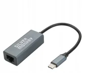 Karty sieciowe - Silver Monkey Adapter USB-C - RJ-45 1000 Mbps - miniaturka - grafika 1