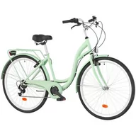 Rowery - Rower miejski DAWSTAR Citybike S7B 28 cali damski 2024 Miętowy  | Raty - miniaturka - grafika 1