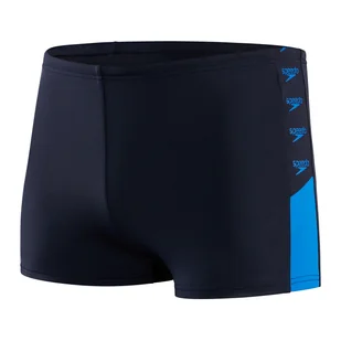 Męskie Bokserki kąpielowe SPEEDO BOOM LOGO SPLICE ASHT AM 8-12823F436 – Granatowy - Kąpielówki męskie - miniaturka - grafika 1