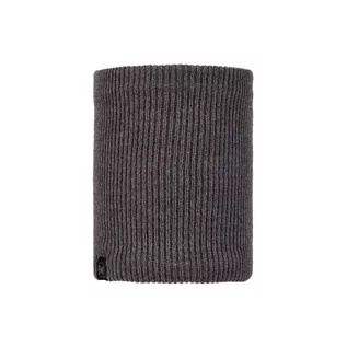 Szaliki i chustki dla dzieci - Komin zimowy dziecięcy Buff Lifestyle Kids Knitted & Fleece Neckwarmer Lan Grey Vigoré - grafika 1