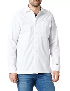 Koszule męskie - G-STAR RAW Męska koszula Pen Pocket Regular, Biały (White D20545-c973-110), S - grafika 1