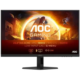 aoc Monitor 24G4XE 23.8 cala IPS 180Hz HDMIx2 DP Głośniki - Monitory - miniaturka - grafika 1