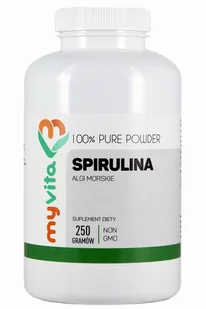 MyVita Spirulina proszek - 250g - Zdrowa żywność - miniaturka - grafika 1