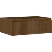 Szafki łazienkowe - Mexen Rivel szafka łazienkowa podumywalkowa 70 cm, 1 szuflada, ryflowana , orzech - 91A20-07023-1-BF86 - miniaturka - grafika 1