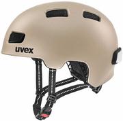 Kaski rowerowe - Kask kolarski Uvex CITY 4, SOFT GOLD MATA - miniaturka - grafika 1