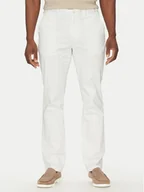 Spodnie męskie - Tommy Hilfiger Chinosy Denton MW0MW37873 Biały Slim Fit - miniaturka - grafika 1