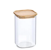 Pojemniki kuchenne - Słoik z pokrywką bambusa, 1400 ml, 11 x 11 x 17,7 cm - miniaturka - grafika 1