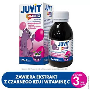 Juvit immuno płyn 120 ml - Suplementy diety - miniaturka - grafika 1