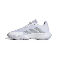Trampki damskie - adidas CourtJam Control W, Trampki damskie, Ftwr White/Silver Met./Ftwr White, 41 1/3 EU, Ftwr White Silver Met Ftwr White, 41.5 EU - miniaturka - grafika 1